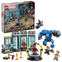 LEGO® Marvel Iron Man's Laboratory: Hall of Armor - 76315, 384-pcs, Ages 8+