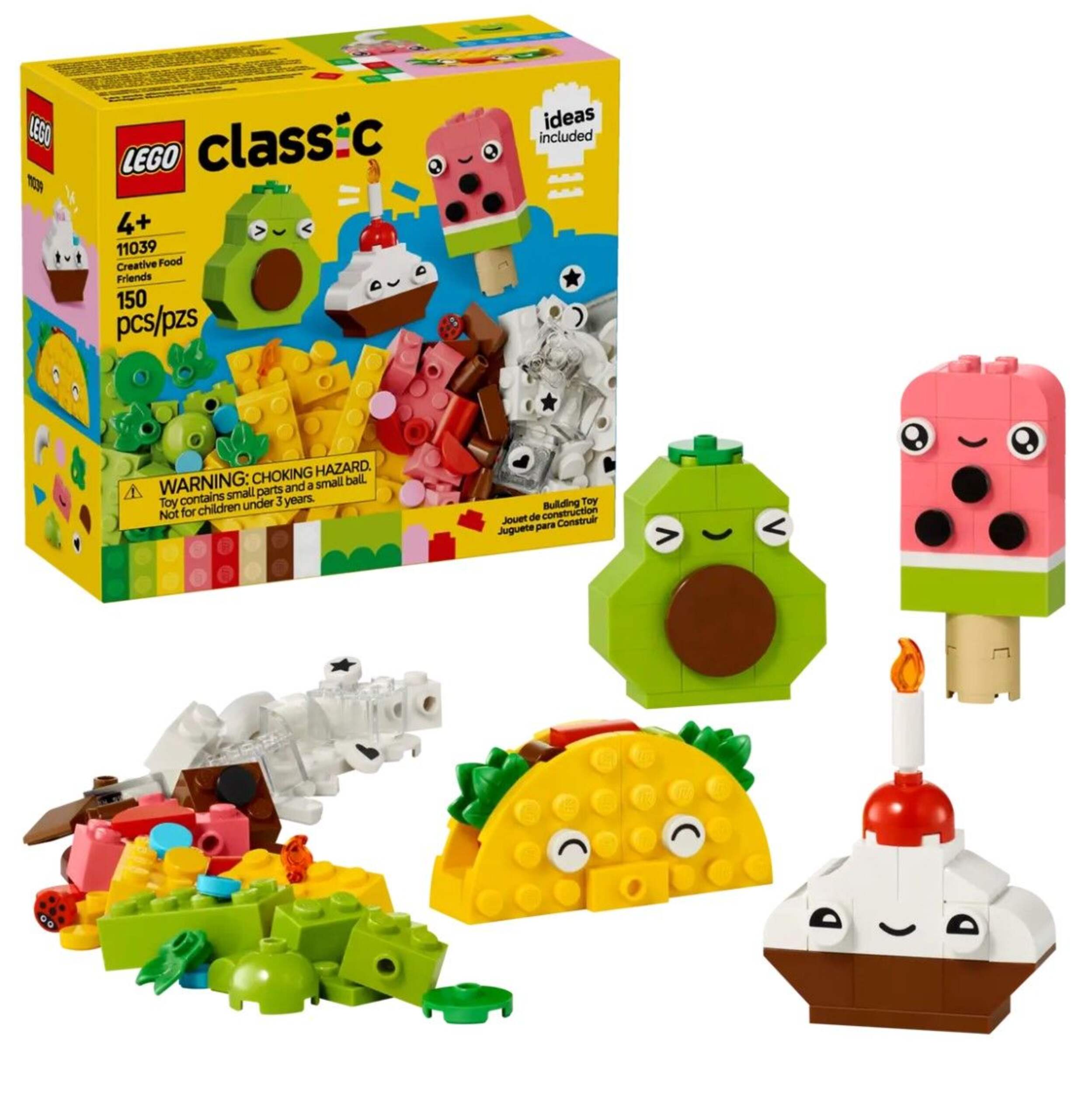 LEGO® Classic Creative Food Friends - 11039, 150-pcs, Ages 4+ Composite_or_Mixed