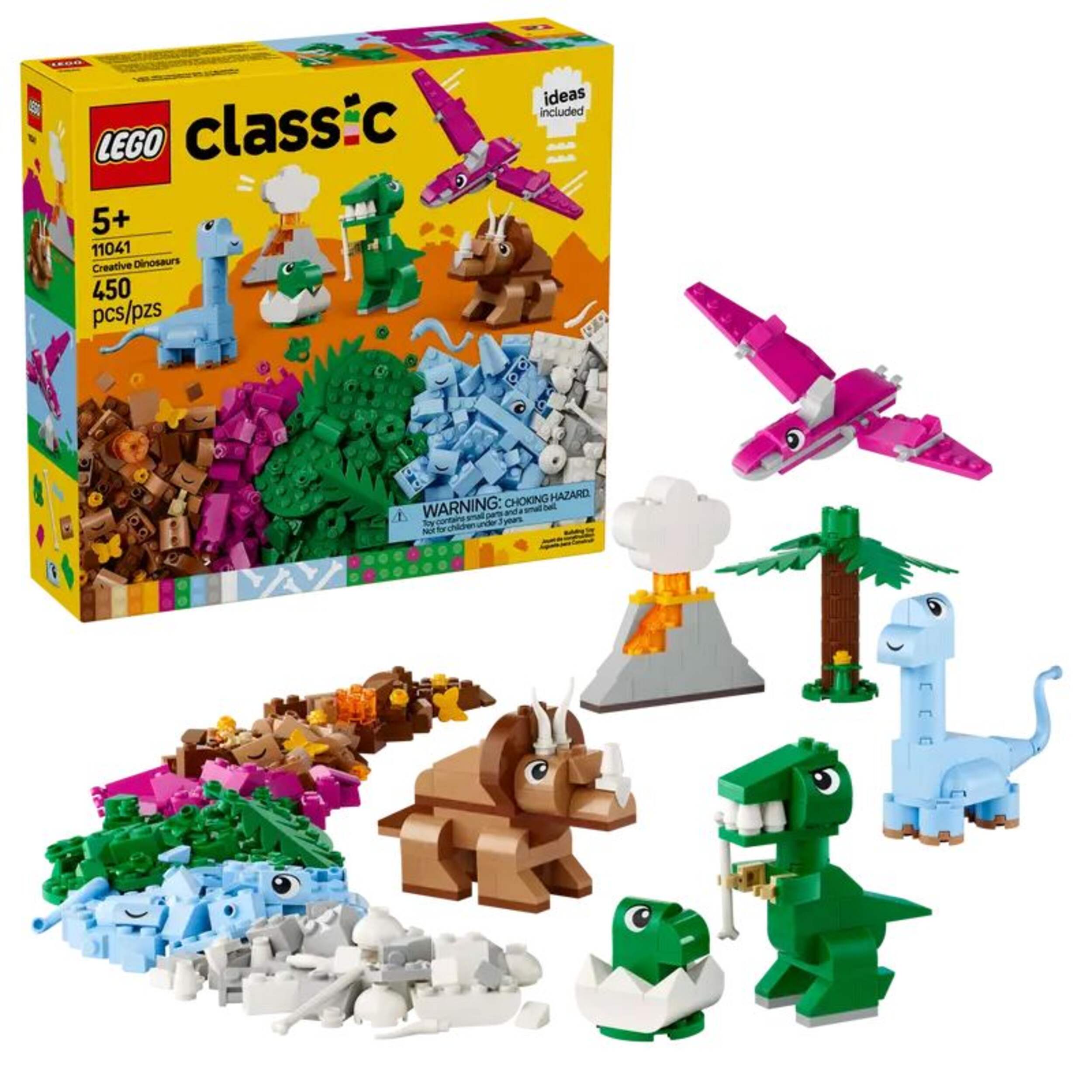 LEGO® Classic Creative Dinosaurs -  11041, 450-pcs, Ages 5+ Composite_or_Mixed