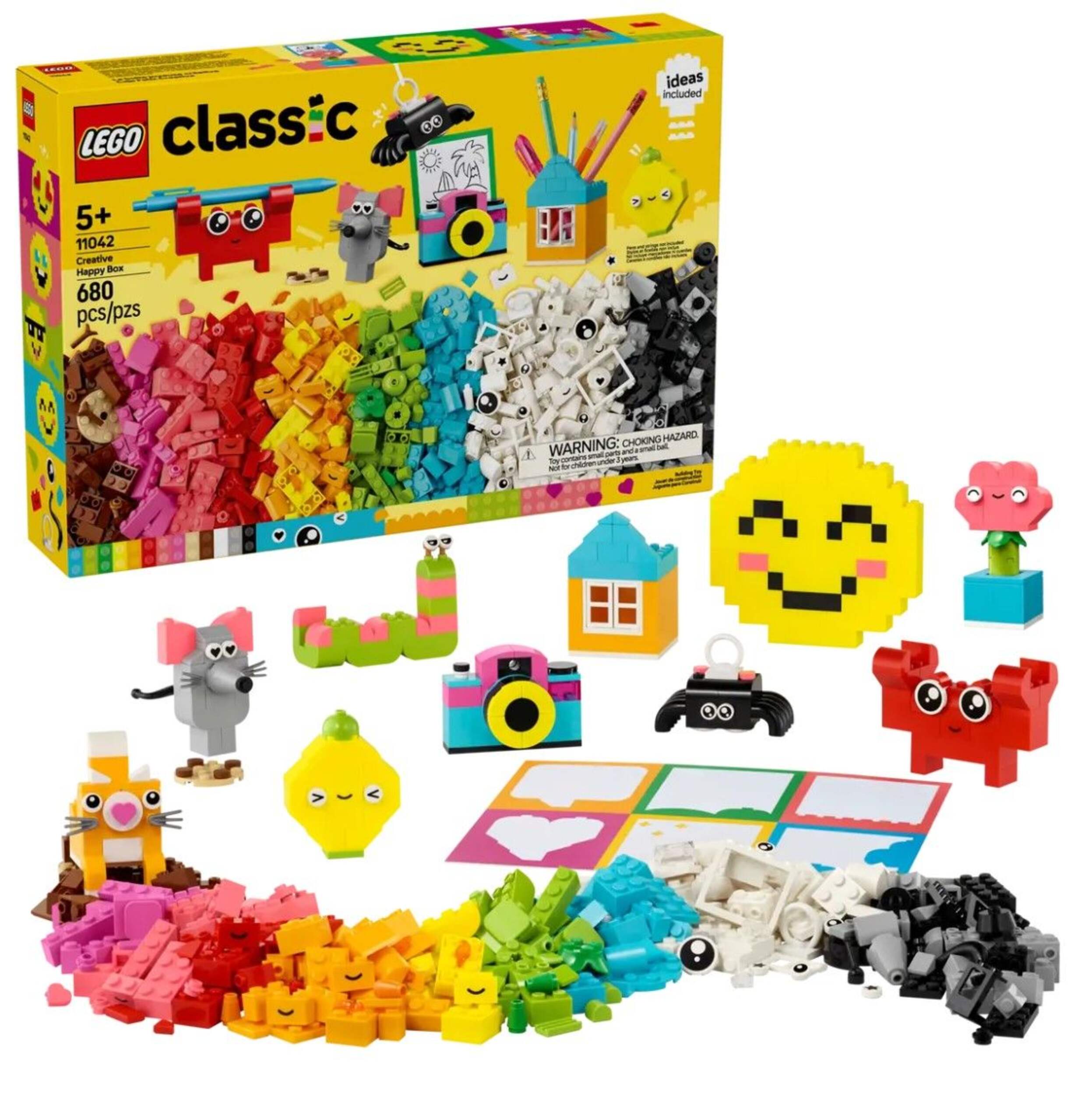LEGO® Classic Creative Happy Box -  11042, 680-pcs, Ages 5+ Composite_or_Mixed