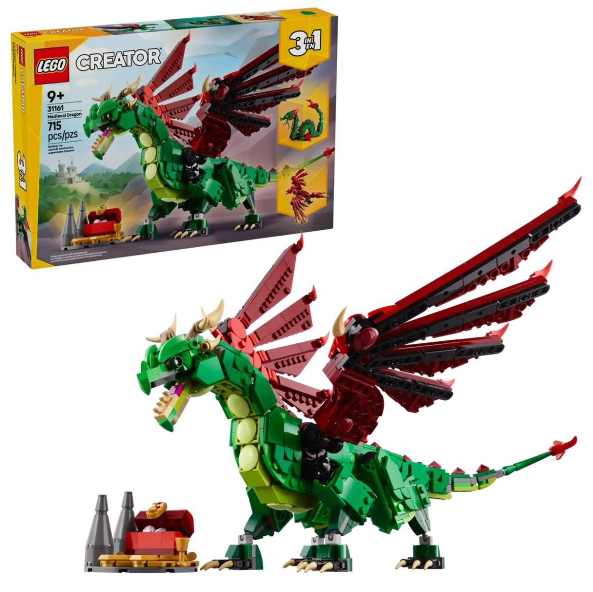 LEGO® Creator Medieval Dragon - 31161, 715-pcs, Ages 9+ Composite_or_Mixed