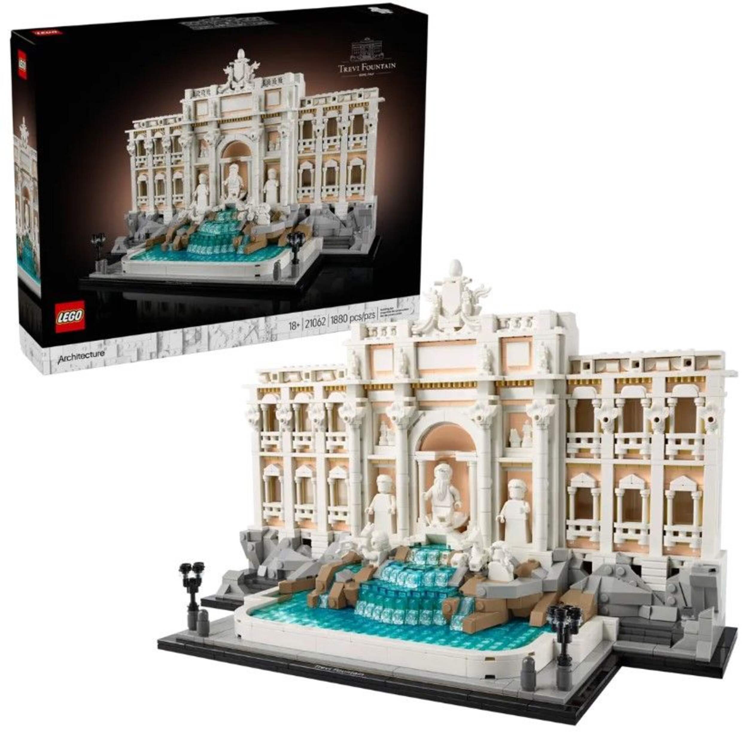LEGO® Architecture Trevi Fountain - 21062, 1880-pcs, Ages 18+ Composite_or_Mixed