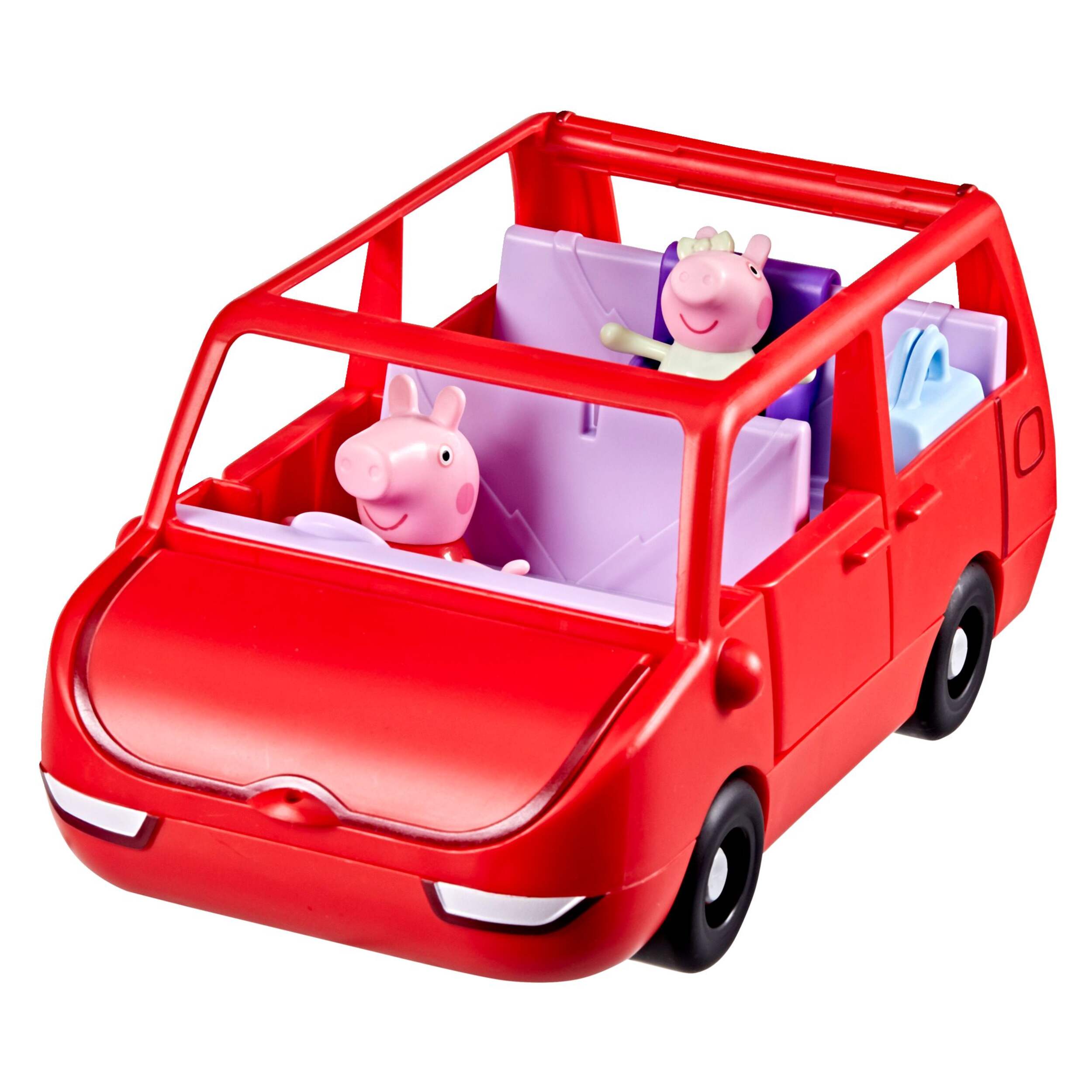 Peppa Pig & Friends Big Family Car Playset for Ages 3+ Front_Angled_Left