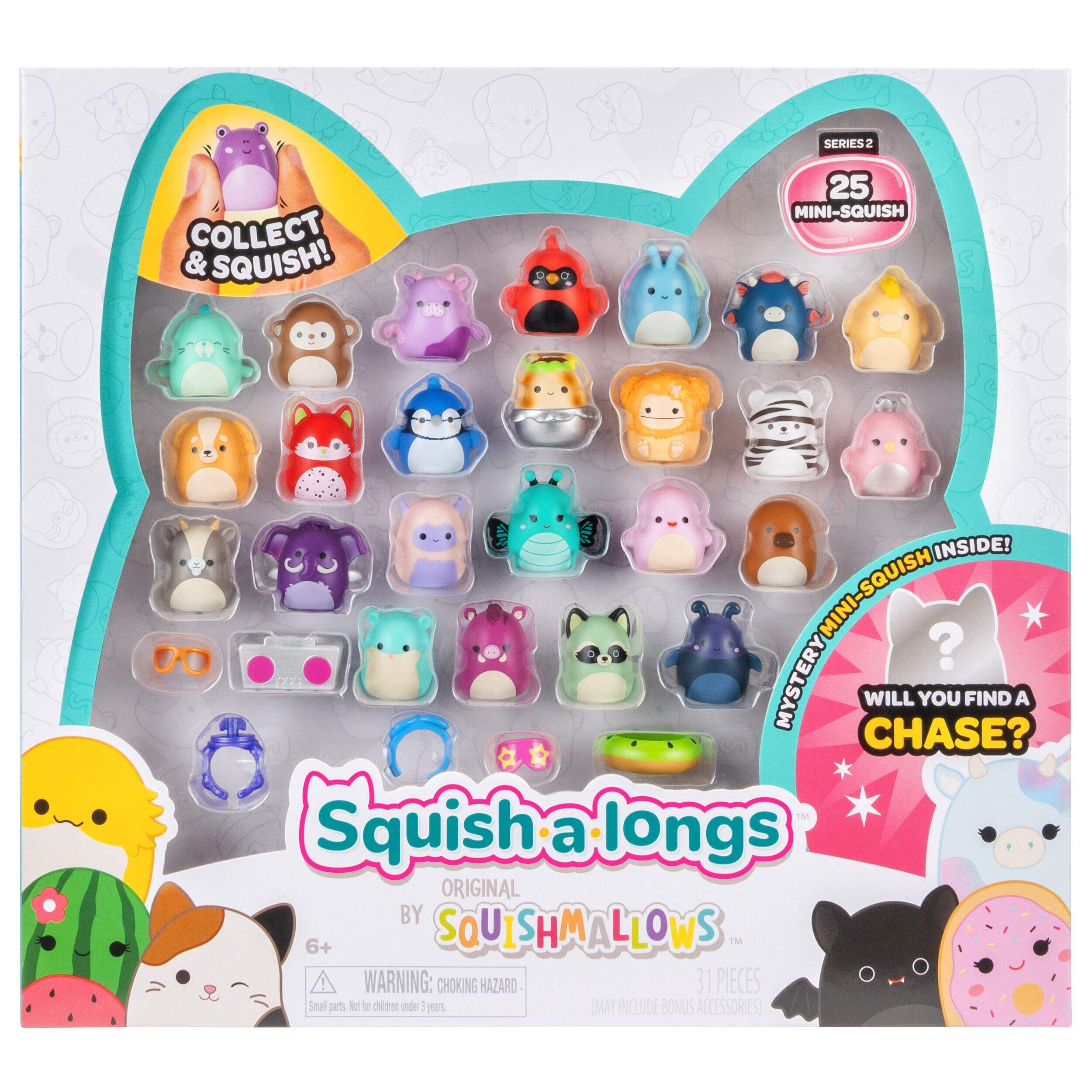 Squishmallows Squish A Longs Pack, 25-pk Front_Flat