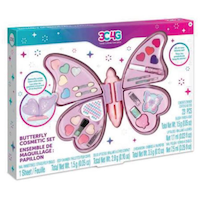 Make It Real Butterfly Cosmetic Case Front_Angled_Right