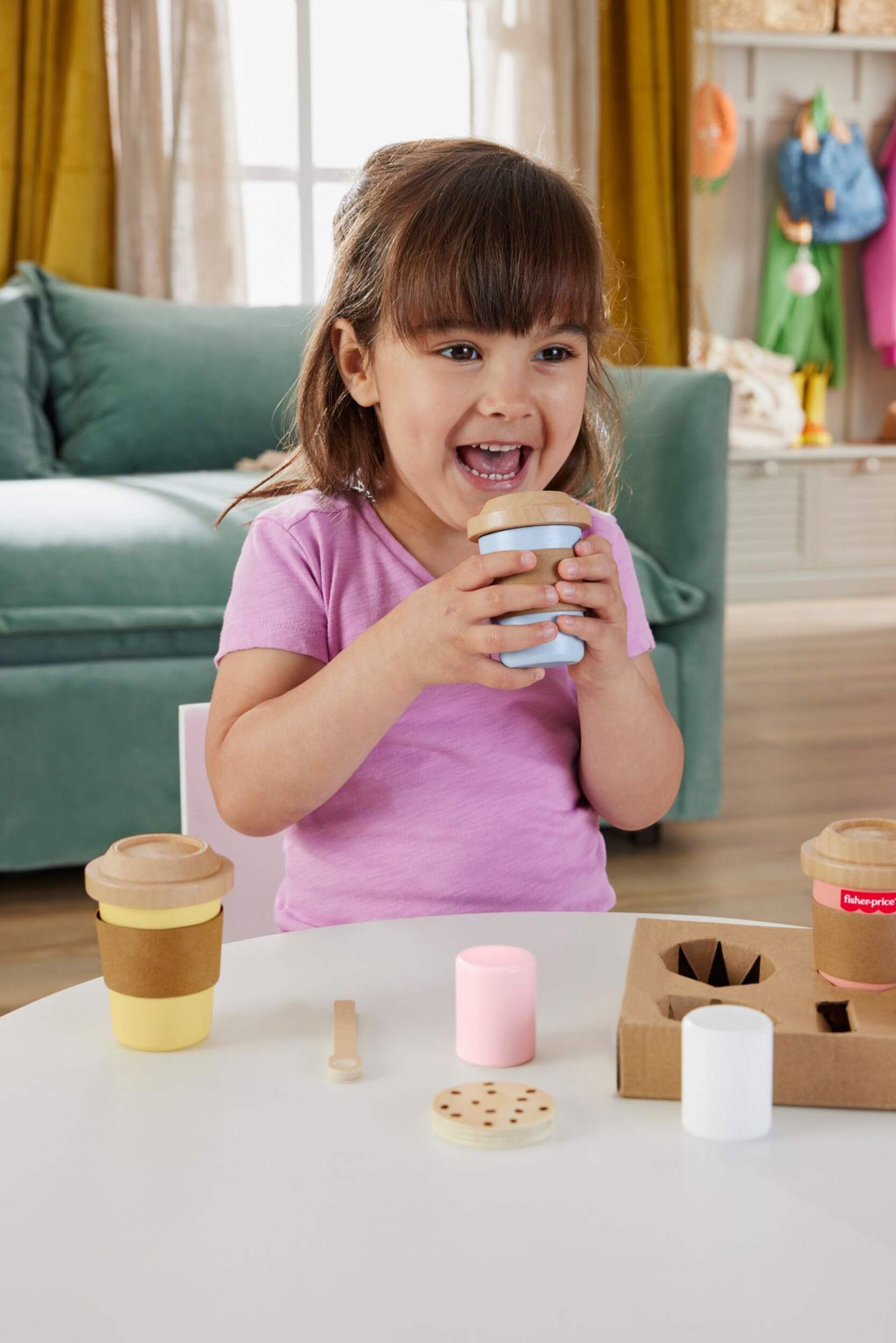 Ensemble Babychino en bois Fisher Price Composite_or_Mixed