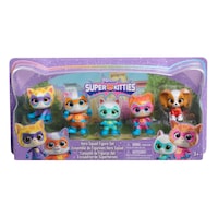 Disney SuperKitties Collectible Hero Squad Figure Set Front_Elevated