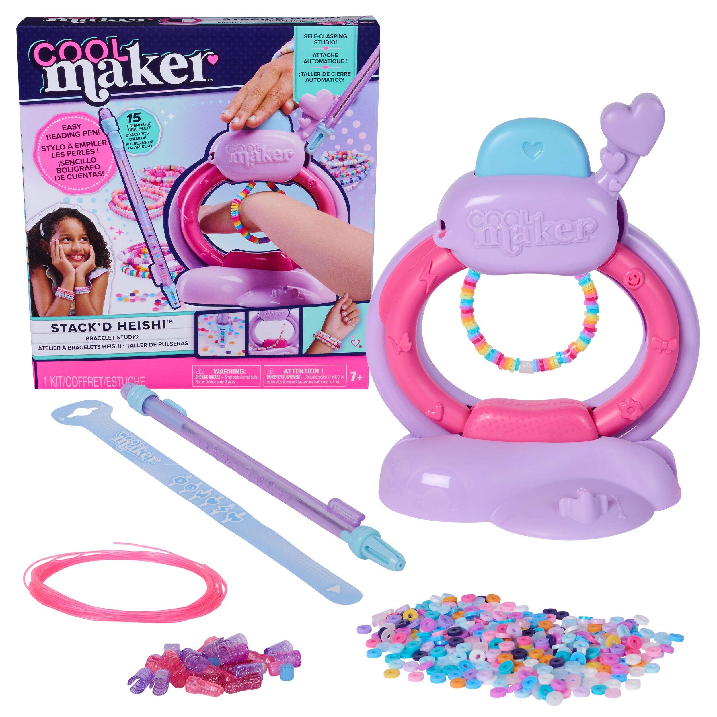 Cool Maker Portable Heishi Bracelet Maker for Ages 7+ Composite_or_Mixed