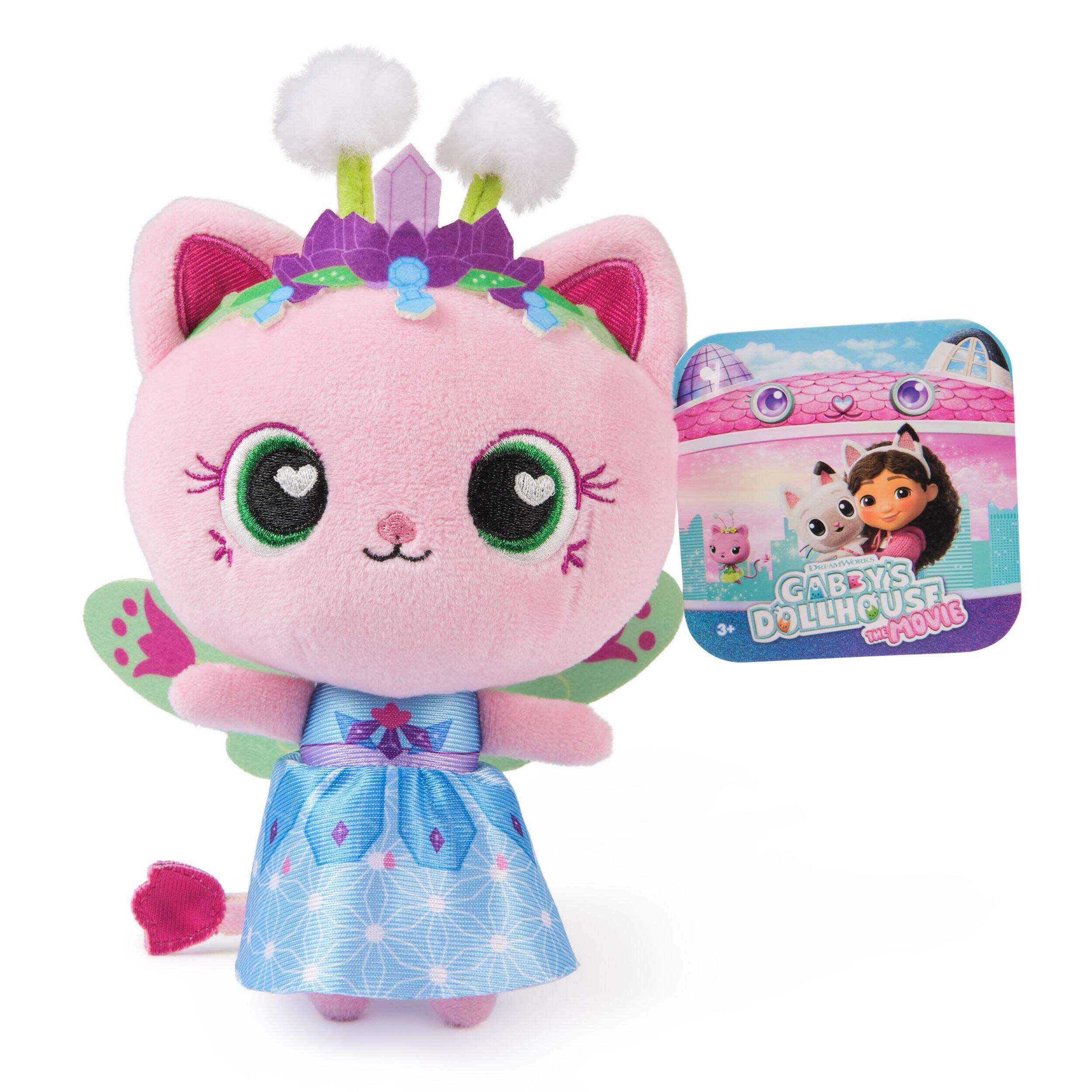 Gabby’s Dollhouse: The Movie Official Plush Toy, Cat Stuffed Animal, 8-in Plush, Ages 3+ Front_Flat