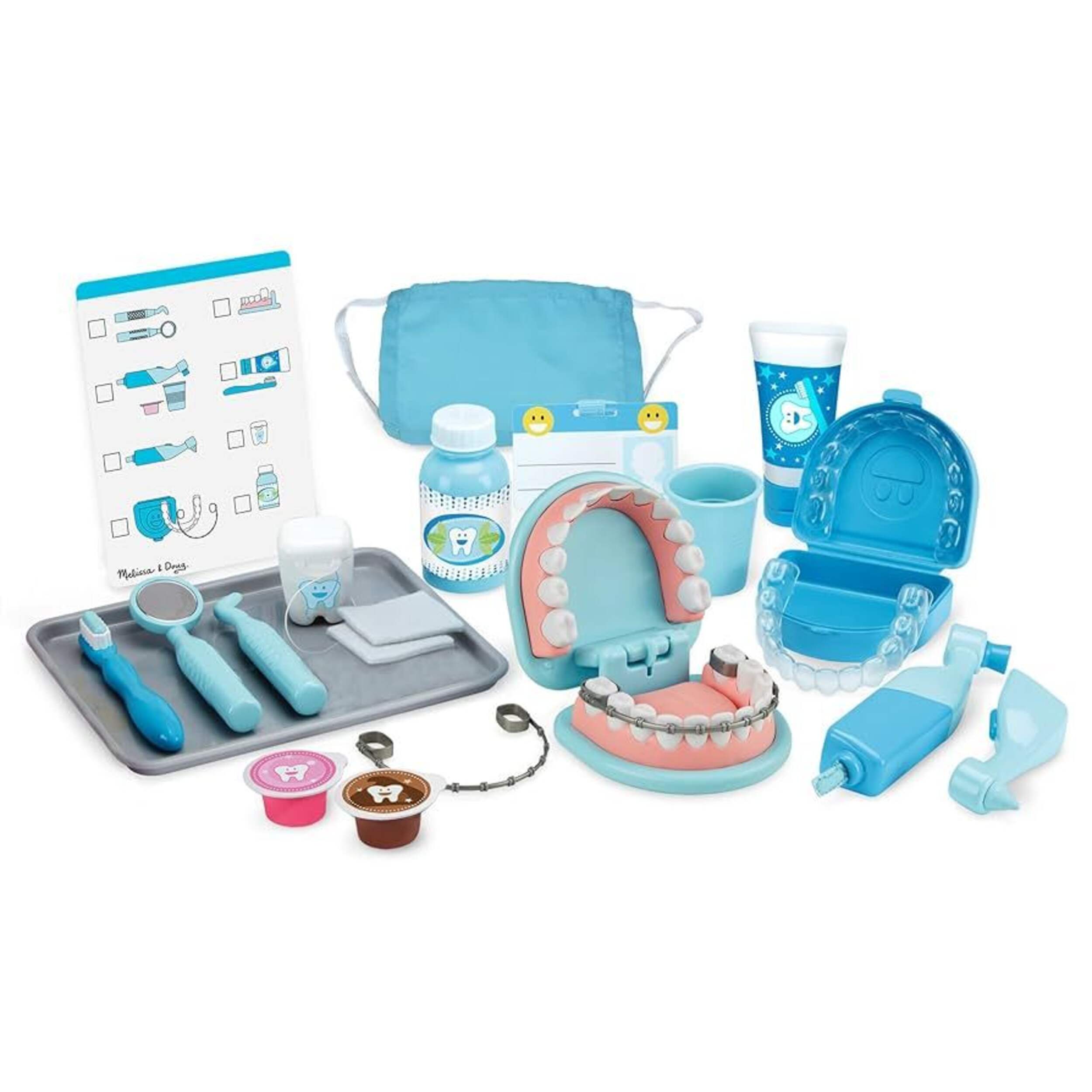 Melissa & Doug Super Smile Dentist Kit, Ages 3+ Composite_or_Mixed