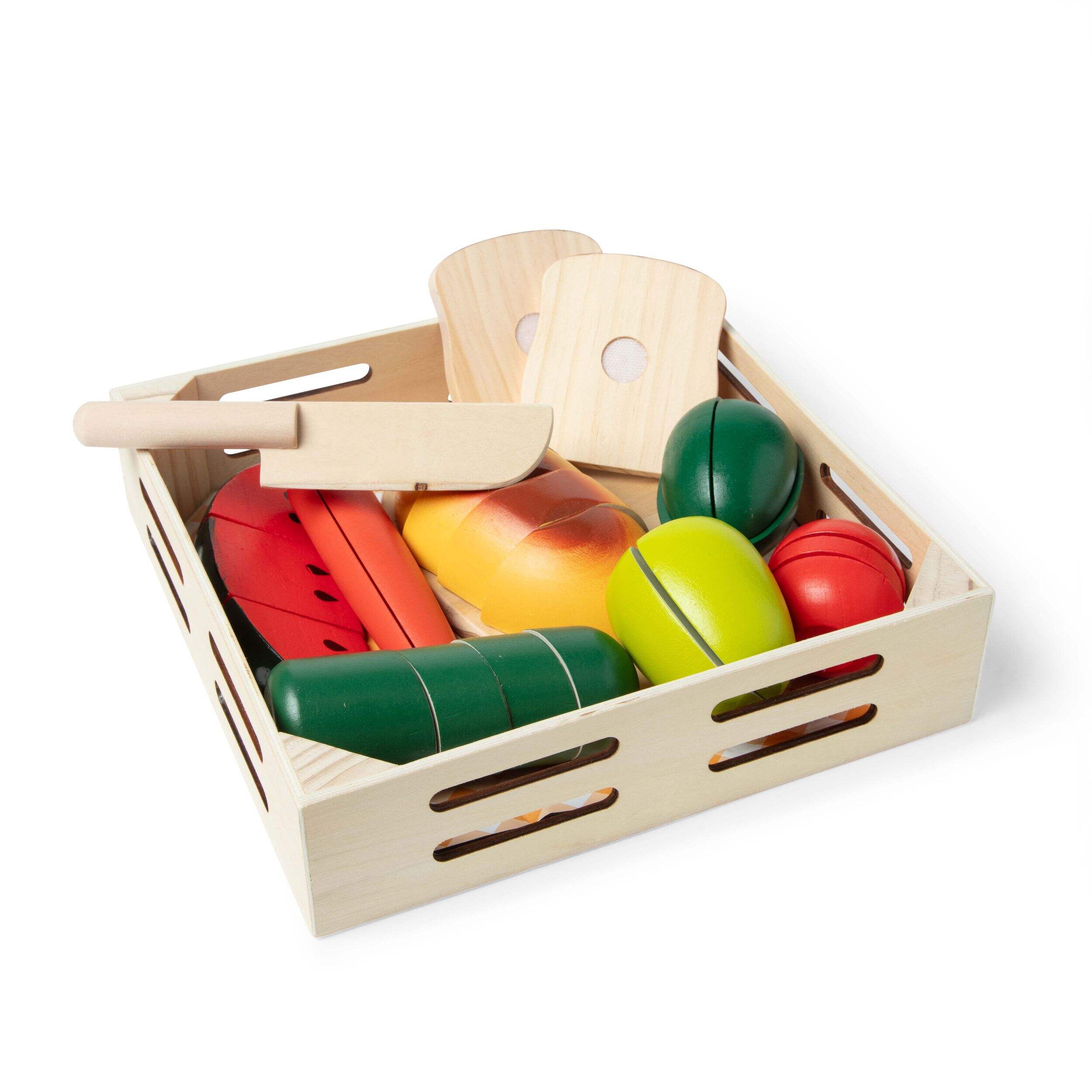 Coffret de jeu d'aliments à couper Melissa et Doug Front_Angled_Right