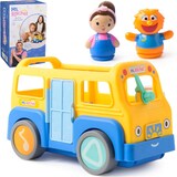 Ms. Rachel My First Learning Electronic School Bus with 2 Figures, Music & Sounds Playset, Ages 1+ Composite_or_Mixed