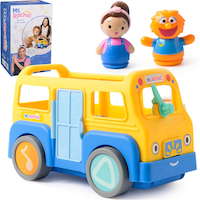 Ms. Rachel My First Learning Electronic School Bus with 2 Figures, Music & Sounds Playset, Ages 1+ Composite_or_Mixed