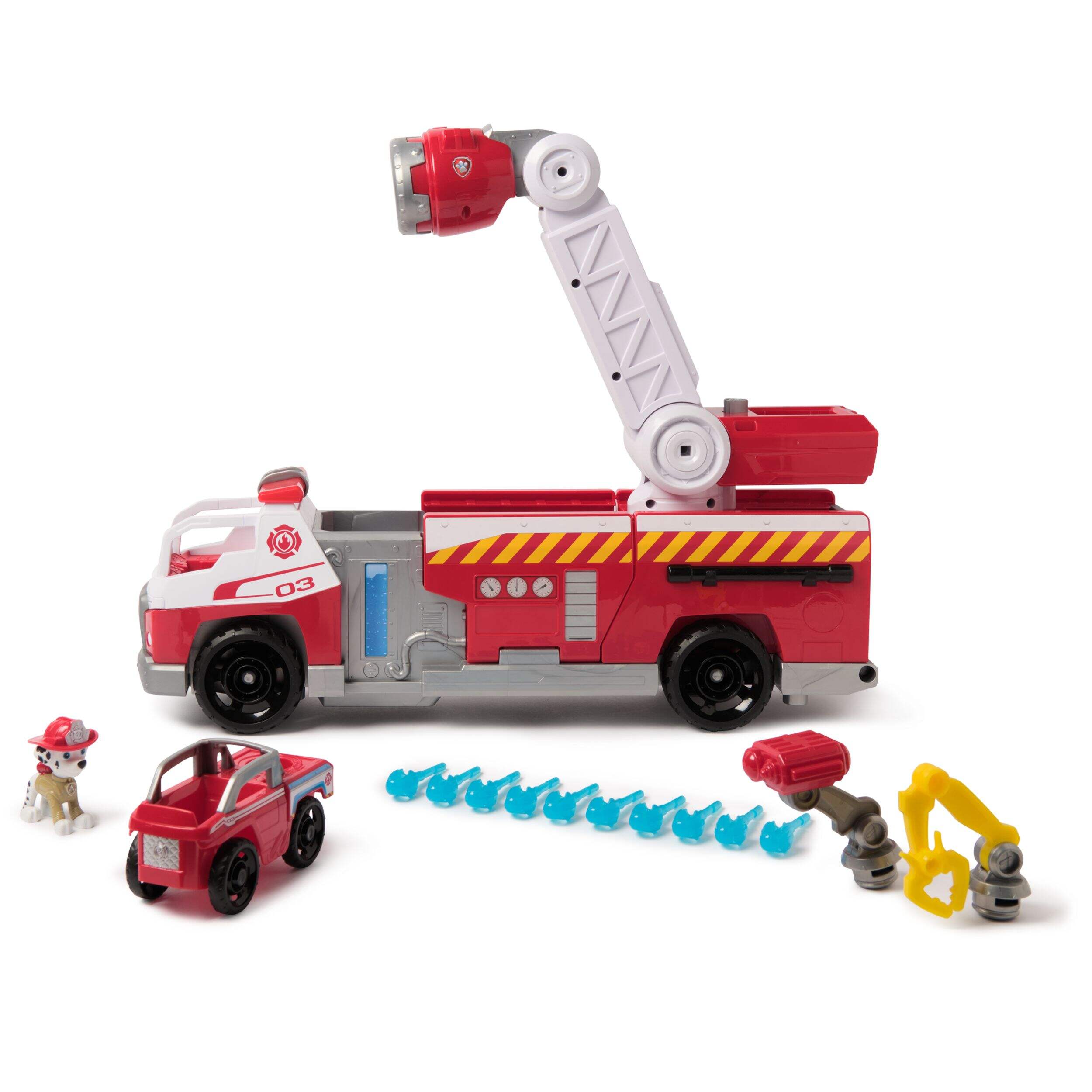 Paw Patrol Fire Rescue Deluxe Playset for Ages 3+, 14-pc Composite_or_Mixed