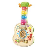 LeapFrog® Strum and Count Wooden Guitar™, French Front_Angled_Left