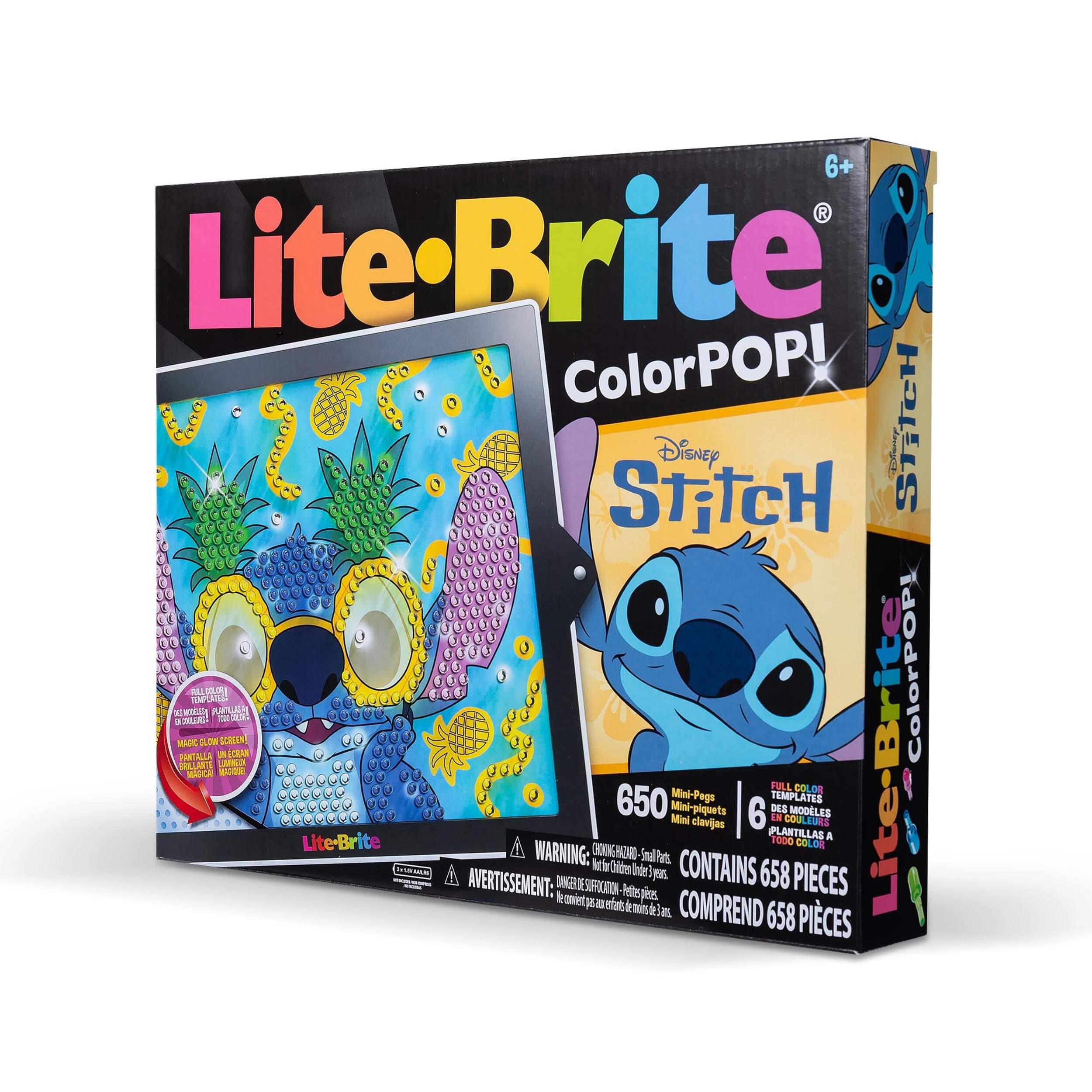 Lite Brite Colour Pop, Stitch Front_Angled_Left