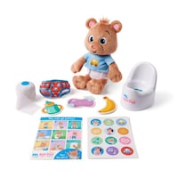 Ms. Rachel Potty Time with Bean 11-in Plush Teddy Bear with Play Toilet & Accessories for Ages 18 Months to 3+ Composite_or_Mixed