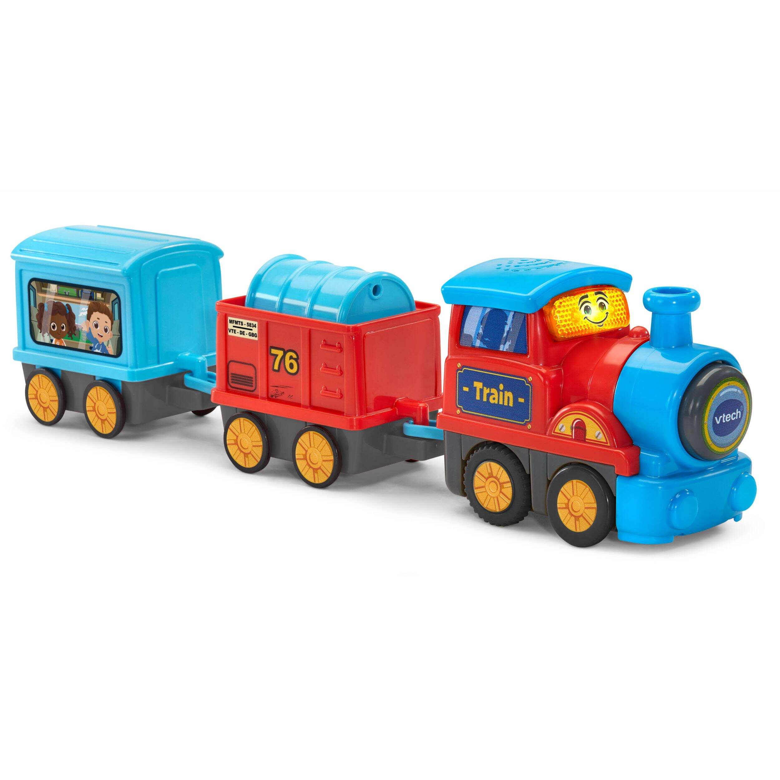 VTech® My First Motorized Train Set™ for Ages 3+, English Front_Angled_Right