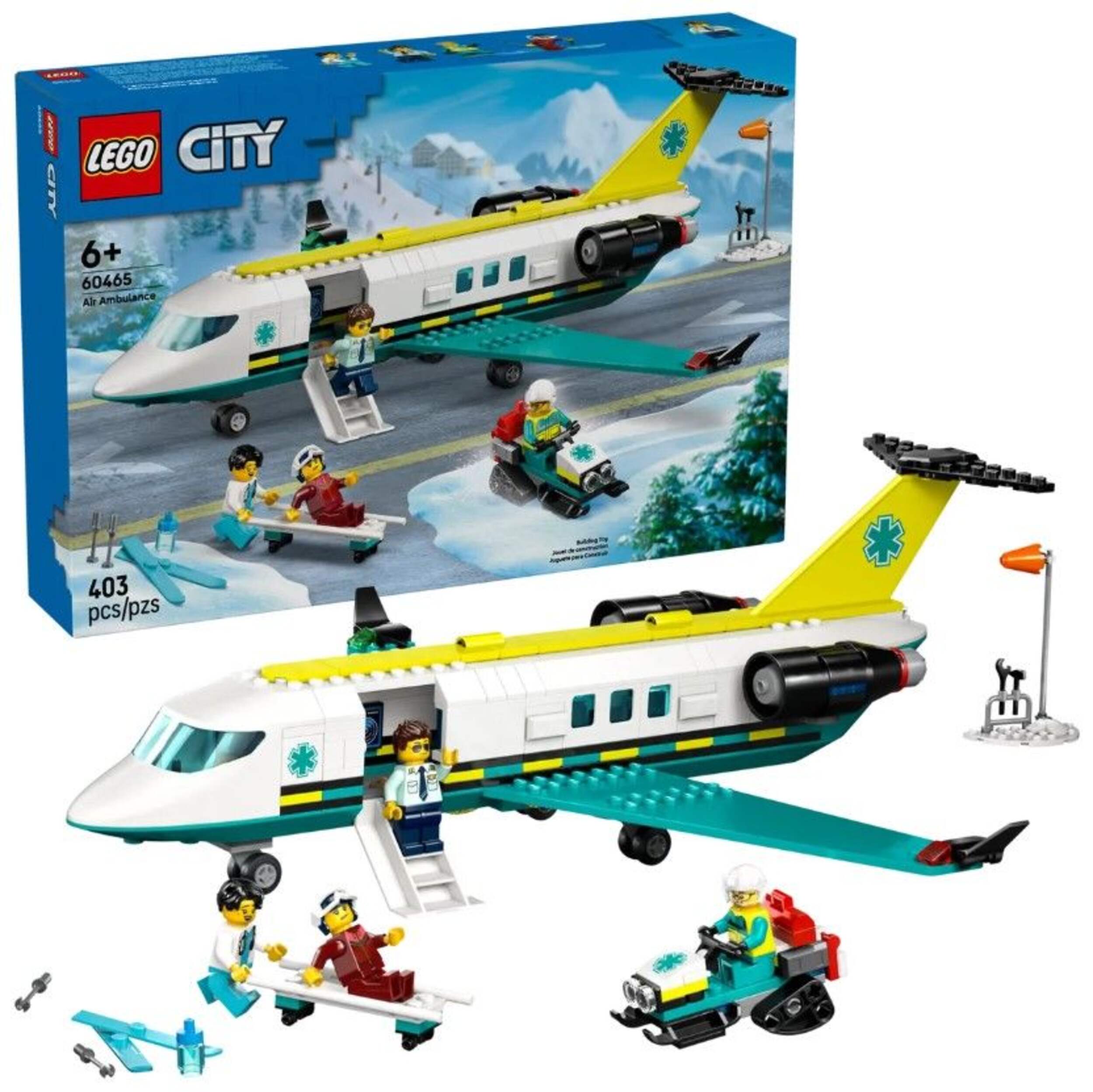 Avion LEGO City 60465 Composite_or_Mixed