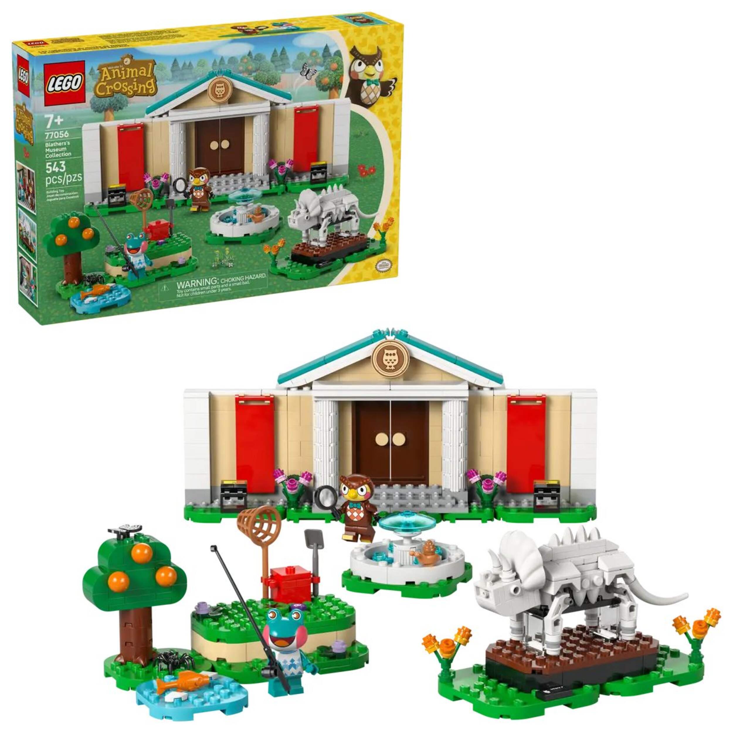 LEGO® Animal Crossing Blathers's Museum Collection - 77056, 543-pcs, Ages 7+ Composite_or_Mixed