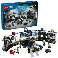 Lego Custom Police Car Garage Building Toy Composite_or_Mixed