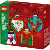 LEGO® Christmas Ornament Selection - 40744, 153-pcs, Ages 6+ Front_Angled_Left