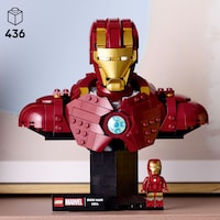 LEGO® Marvel Iron Man MK4 Bust - 76327, 436-pcs, Ages 18+