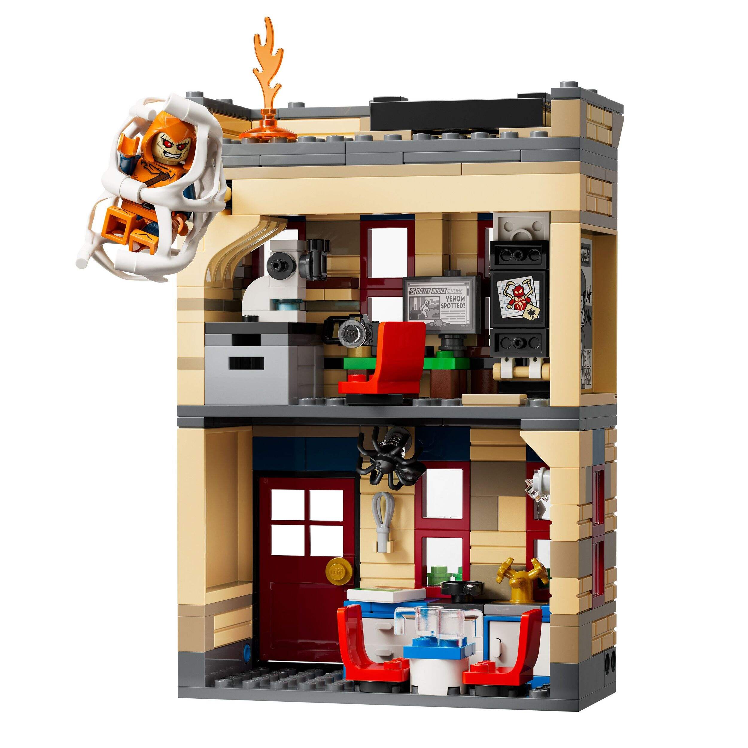 L'appartement de Peter Parker LEGO Spider-Man 76317 Front_Angled_Left