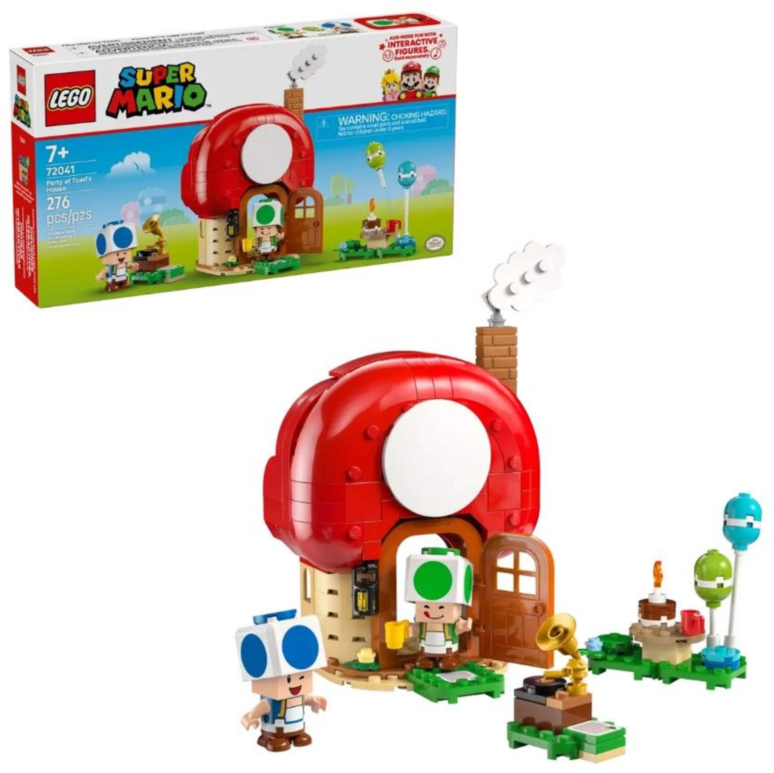 LEGO® Super Mario Party at Toad's House - 72041, 276-pcs, Ages 7+ Composite_or_Mixed