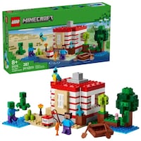 LEGO® Minecraft The TNT Jungle House - 21275, 287-pcs, Ages 8+