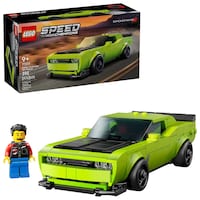 LEGO® Speed Champions Dodge Challenger SRT Hellcat Sports Car - 77237, 390-pcs, Ages 9+