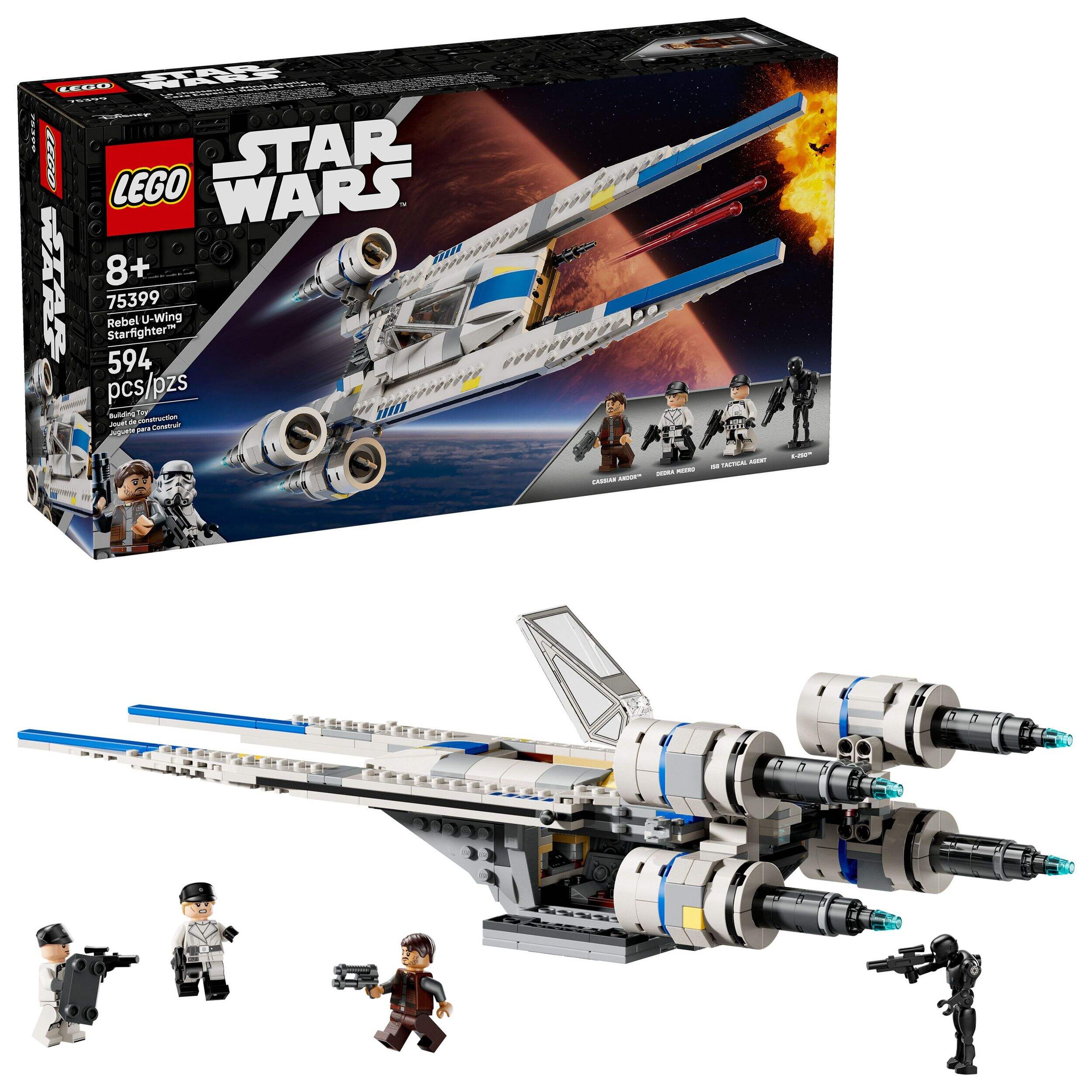 LEGO® Star Wars Rebel U-Wing Starfighter™  - 75399, 594-pcs, Ages 8+ Composite_or_Mixed