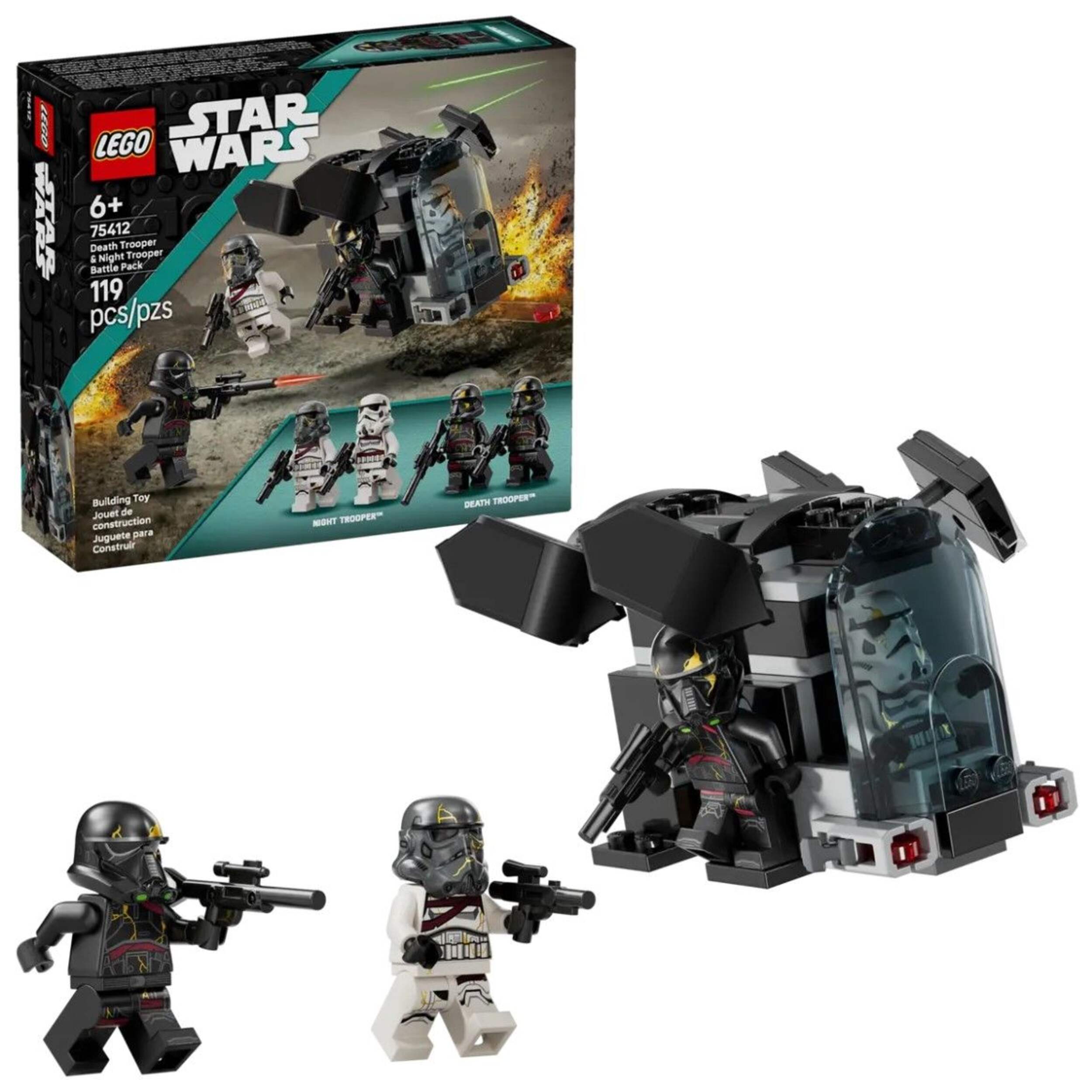 LEGO® Star Wars Death Trooper and Night Trooper Battle Pack - 75412, 119-pcs, Ages 6+ Composite_or_Mixed