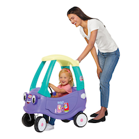 Little Tikes Bluey Grannies Cozy Coupe Ride-On Interactive Toy For Kids, Includes 2 Accessories, Ages 1+ Front_Angled_Left