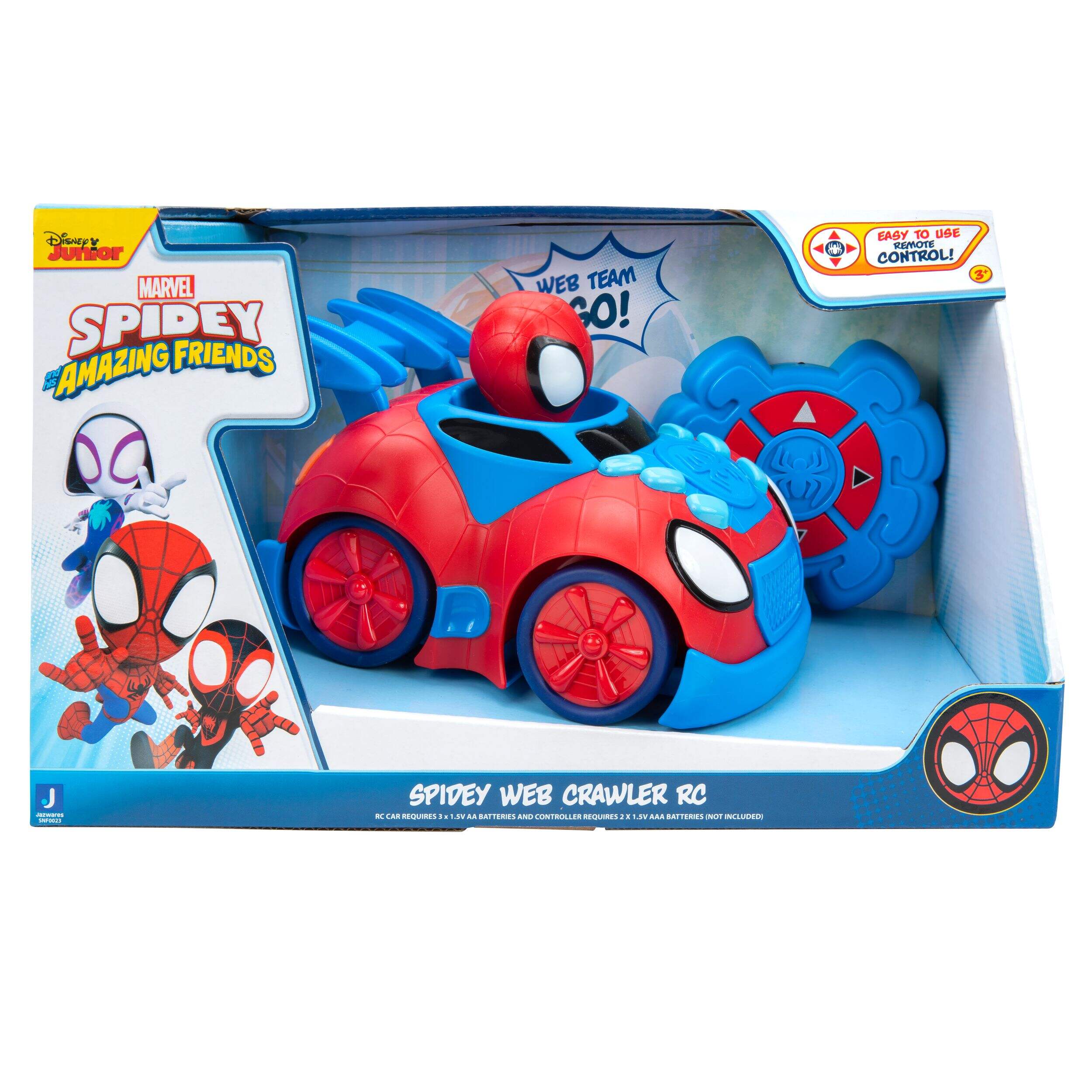 Spidey and His Amazing Friends Web Crawler Remote Control Vehicle Front_Flat