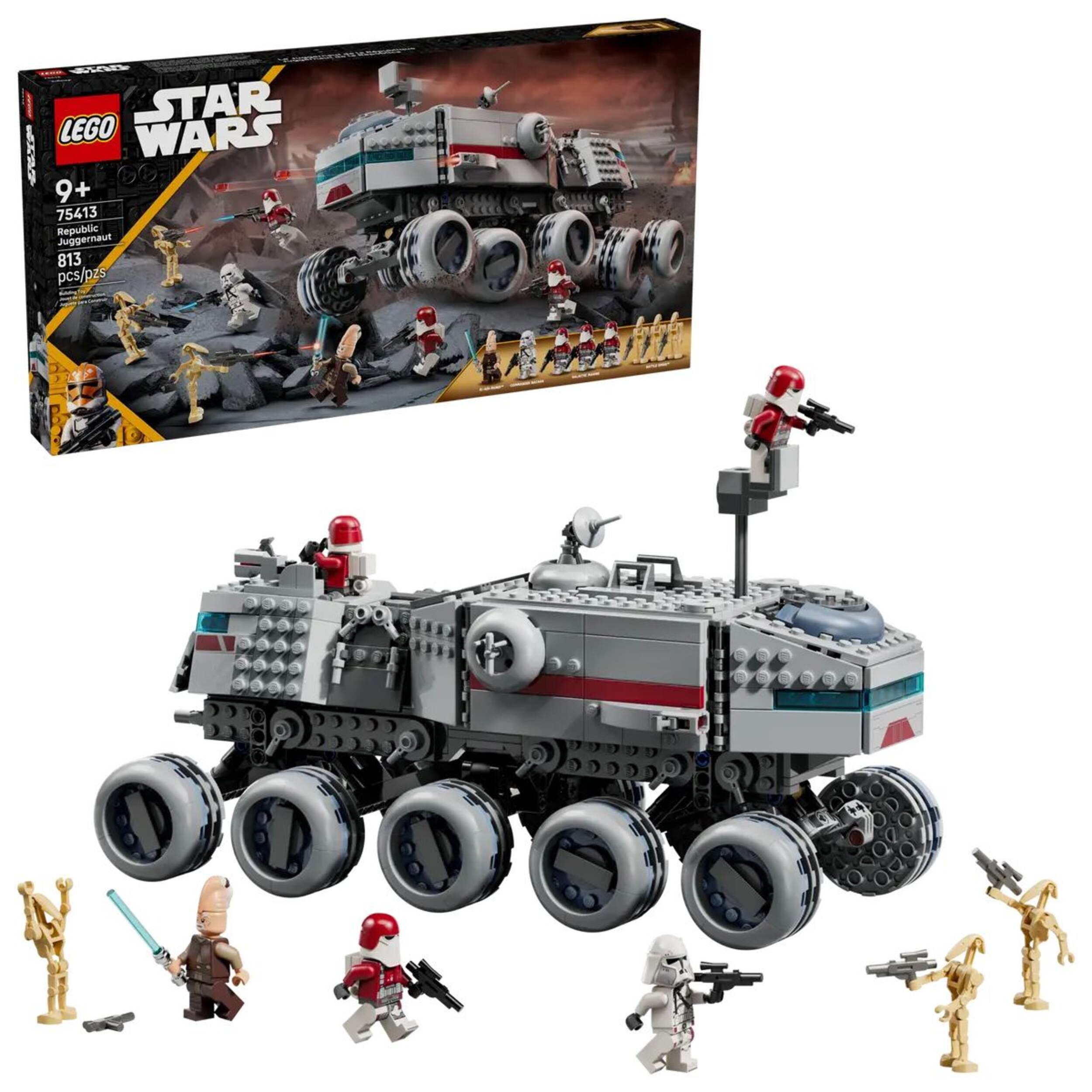 LEGO® Star Wars 75413 Republic Juggernaut for Ages 9+, 813-pc Composite_or_Mixed