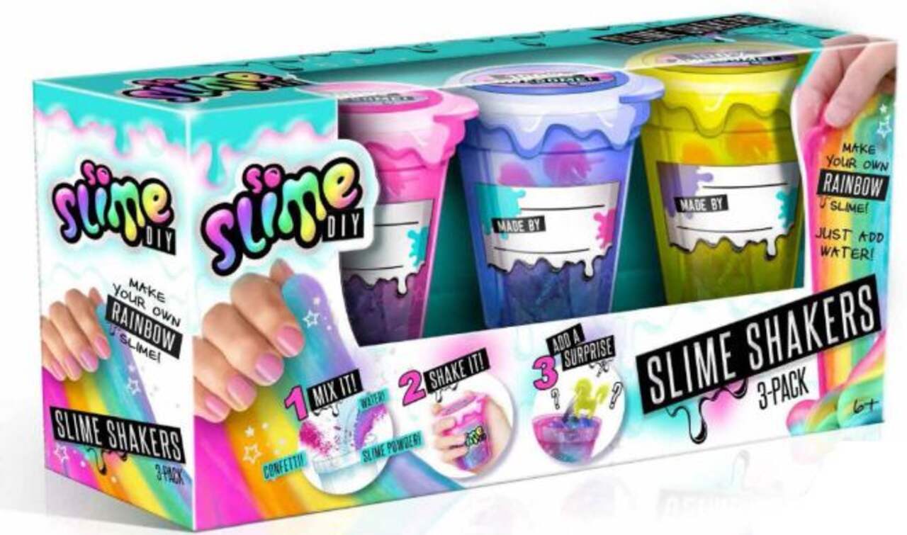 So Slime Shakers 3 Pack Rainbow