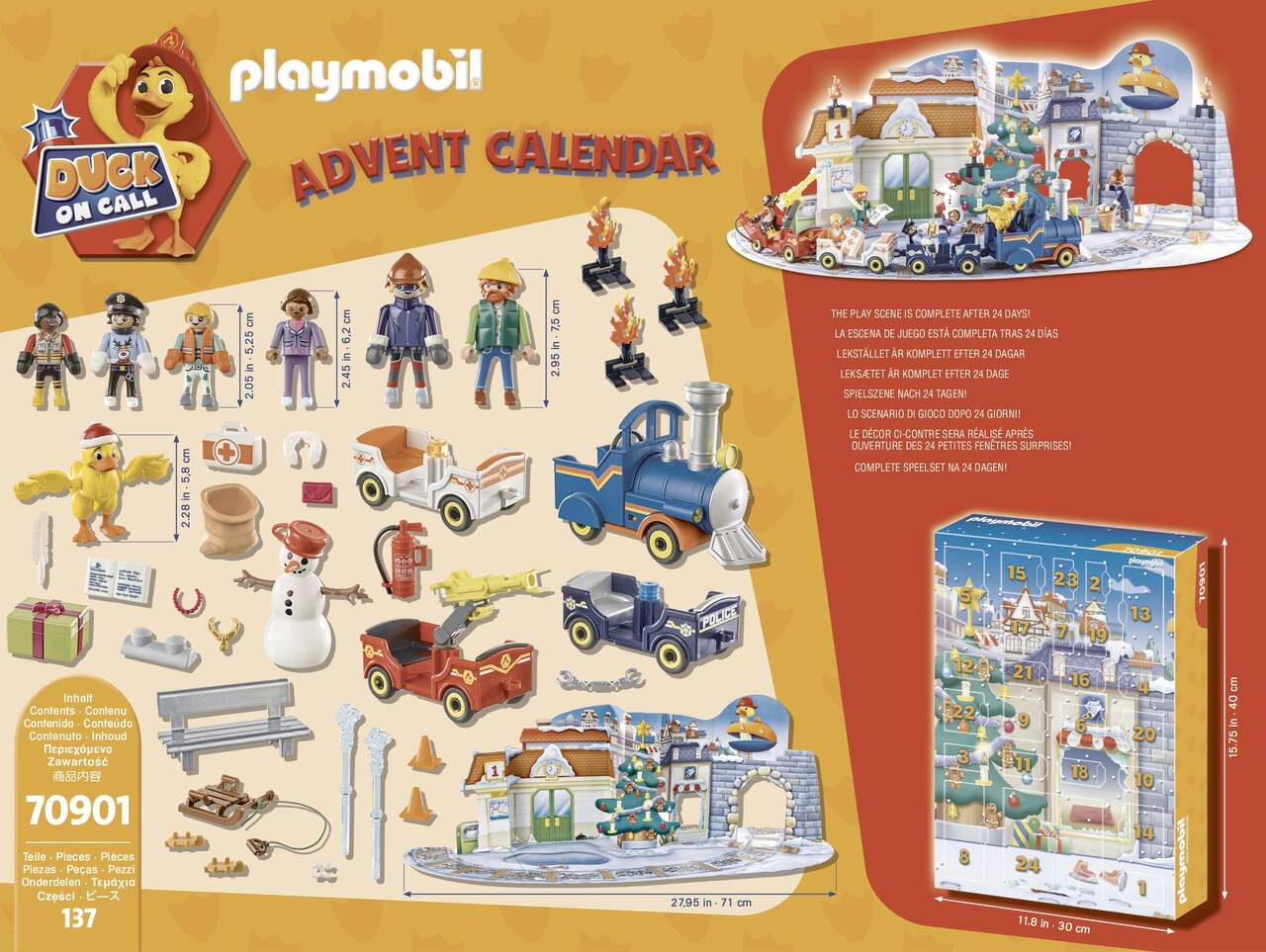 PLAYMOBIL 70188 - Christmas - Calendrier de l'Avent Boutique de jouets pas  cher 