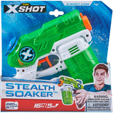 Pistolet à eau ZURU X-Shot Stealth Soaker, jouet d’eau d’été pour enfants, 4 ans et plus Front_Flat