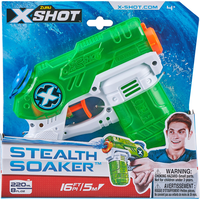 Pistolet à eau ZURU X-Shot Stealth Soaker, jouet d’eau d’été pour enfants, 4 ans et plus Front_Flat