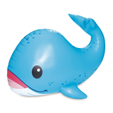 Arroseur baleine géante gonflable, bleu, 45 po, 3 ans et plus, pour plage/piscine Front_Three_Fourths_Angled_Left
