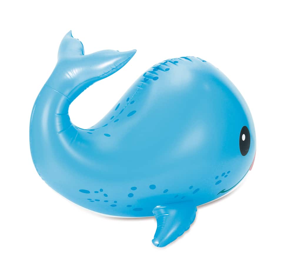 Summer Waves Inflatable Giant Whale Sprinkler for Kids, with Hose ...