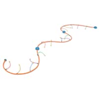 Wiggling Water Sprinkler, Multi-Coloured, 12-ft, Ages 5+, for Beach/Pool Fun Activities