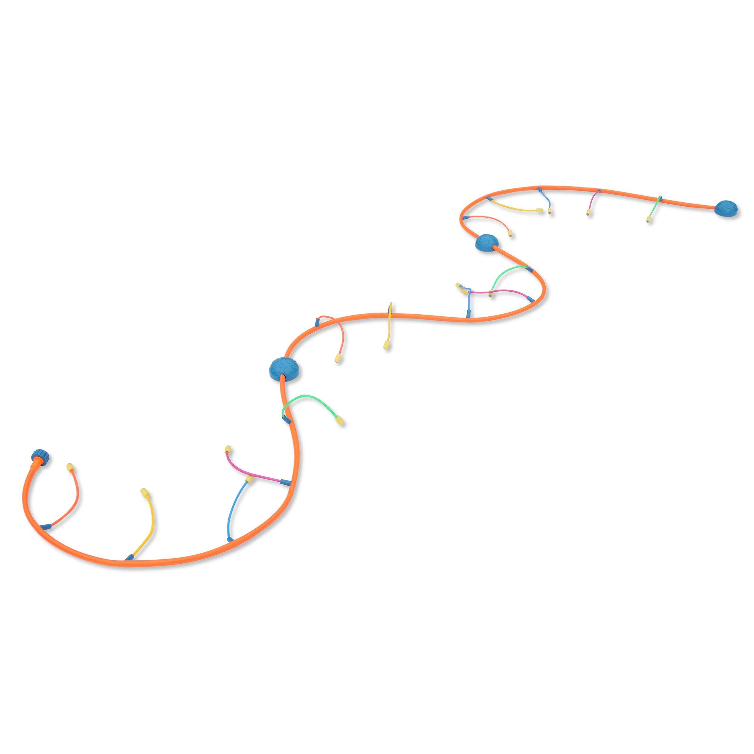 Wiggling Water Sprinkler, Multi-Coloured, 12-ft, Ages 5+, for Beach/Pool Fun Activities Front_Three_Fourths_Angled_Left