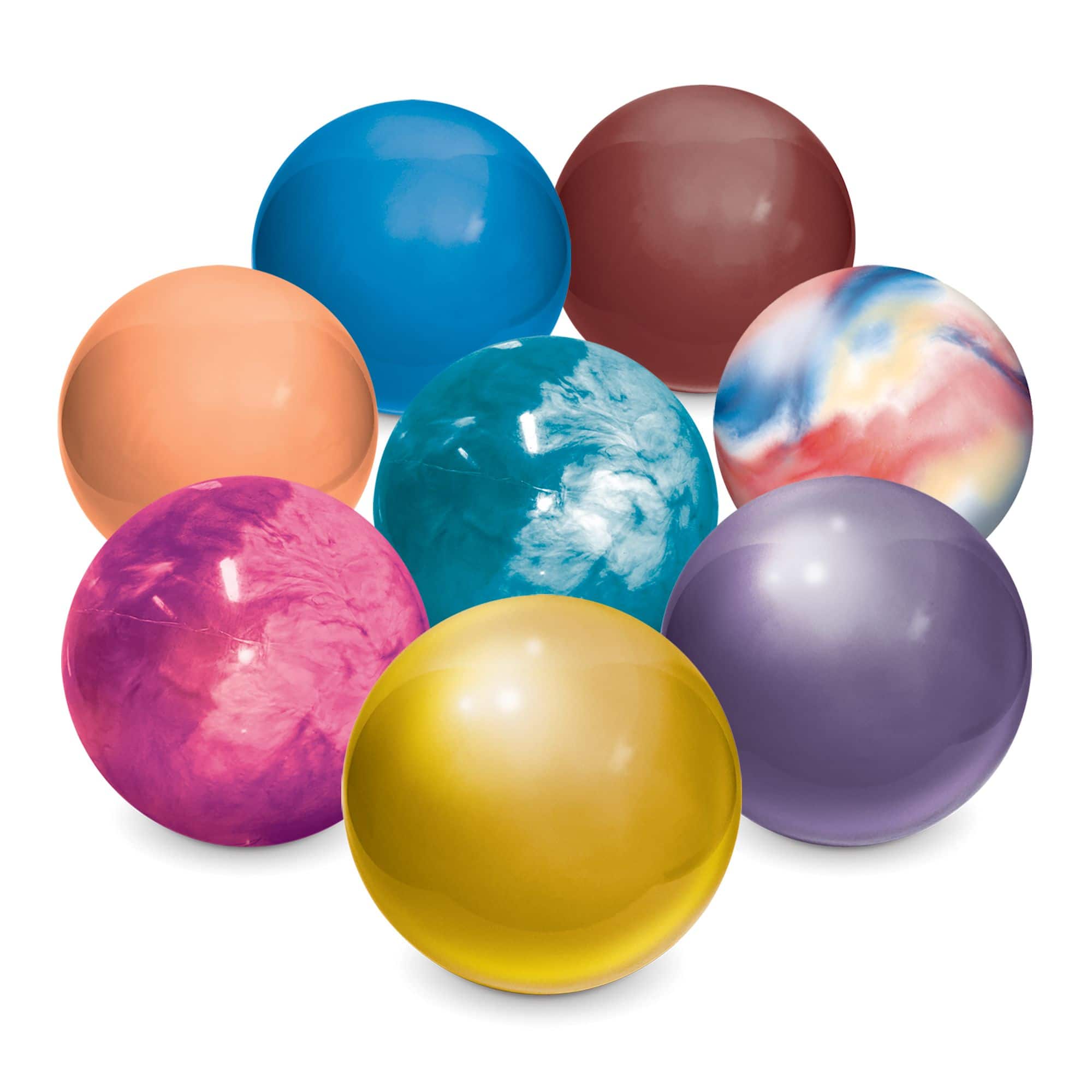 Hedstrom Kids' Inflatable Vinyl Bouncy Ball, Toy For Indoor/Outdoor Play,  Assorted, 15-in