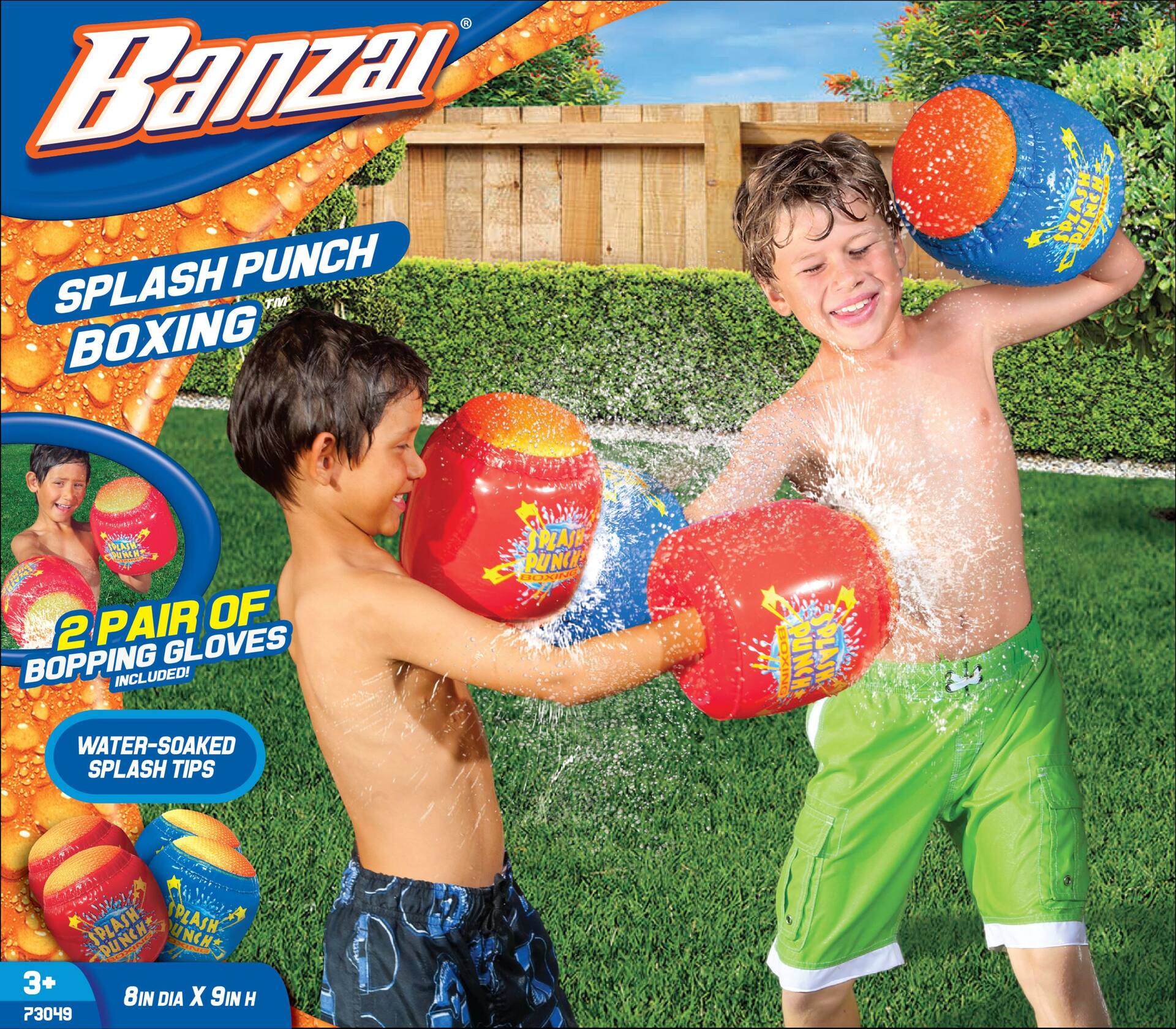 Banzai Splash Punch Inflatable Sponge Boxing Gloves Kids Summer Water Toy Age 3 2 Pk Canadian Tire