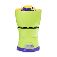 Gazillion Bubble Rush Automatic Bubble Blower Maker Machine with Bubble Solution, Green, 8-oz, Ages 3+, for Summer/Backyard Activities Front_Elevated
