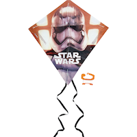 X-Kites Sky Diamond Nylon Flying Kite for Kids, Assorted Colours, Assorted, 23-in, Ages 8+, for Summer/Backyard Activities Front_Flat