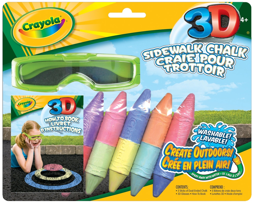 Crayola 3D Sidewalk Chalk Canadian Tire