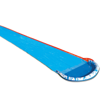 Jouet aquatique gonflable Soak N' Splash & Slide avec gicleur, bleu, 16 pi, 5 ans et plus, pour plage/piscine